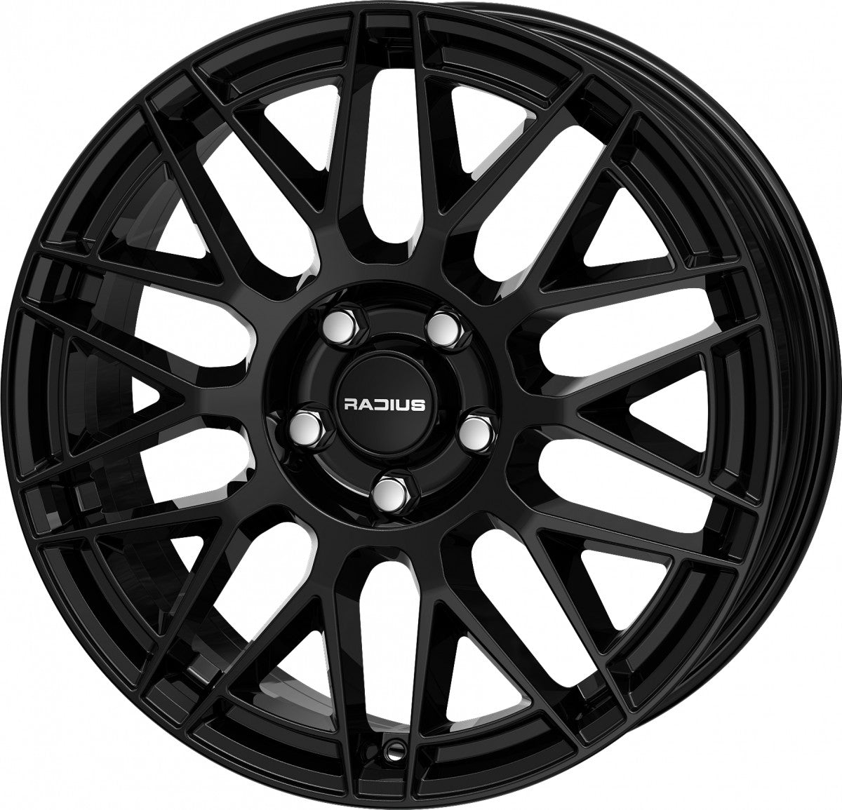 Radius WI42 glossy black Alufelge 7x18 Zoll ET38 LK 5x112 ML57.1 – Bild 7