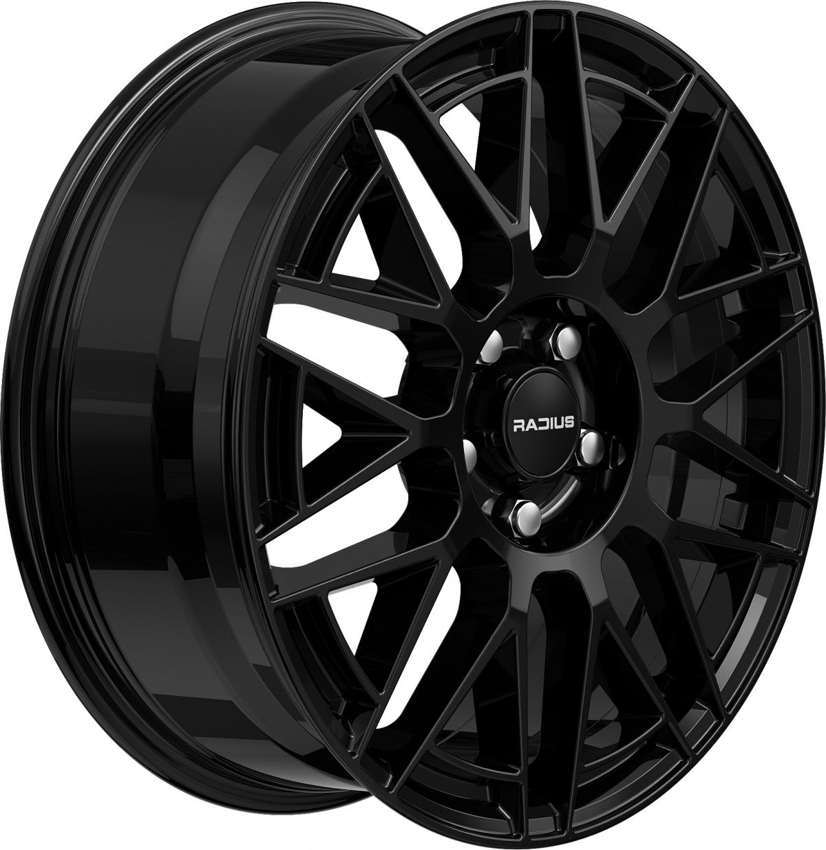 Radius WI42 glossy black Alufelge 7x19 Zoll ET38 LK 5x112 ML57.1 – Bild 4
