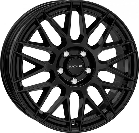 Radius WI42 glossy black Alufelge 8x19 Zoll ET45 LK 5x120 ML64.1