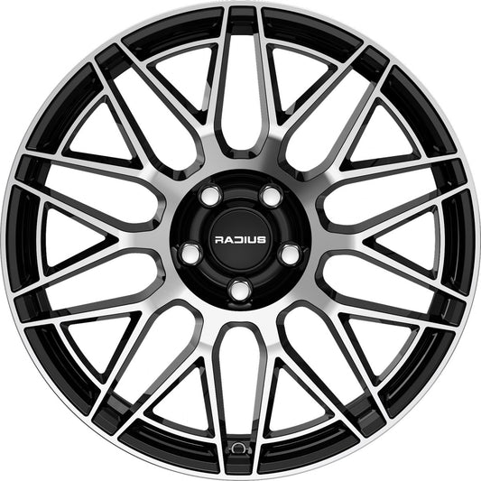 Radius WI42 glossy black machined Alufelge 7.5x19 Zoll ET45 LK 5x120 ML64.1 – Bild 2