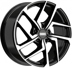 Fondmetal Taara glossy black machined Alufelge 8x19 Zoll ET45 LK 5x112 ML57.1
