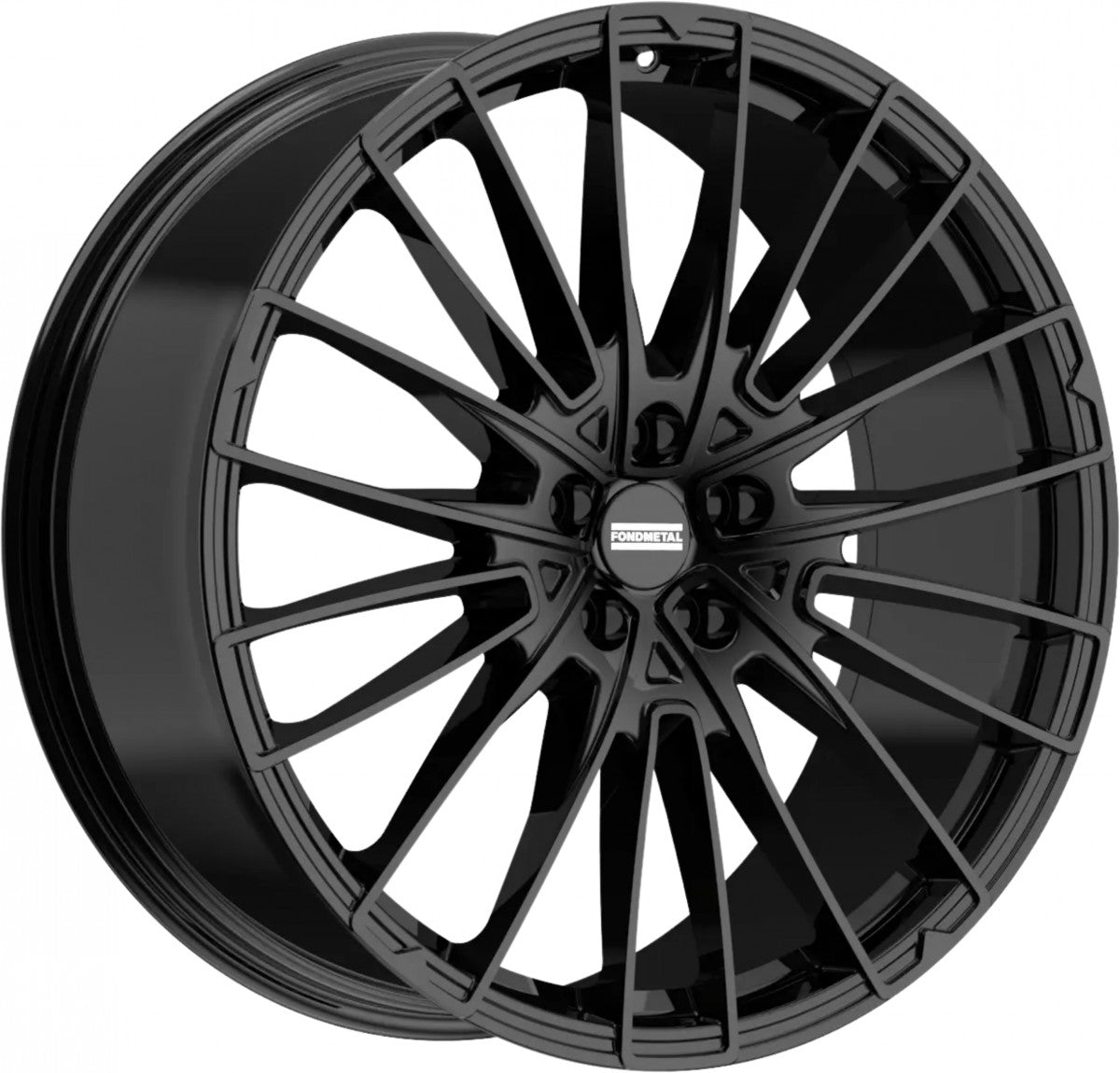 Fondmetal Volcan glossy black Alufelge 9.5x22 Zoll ET42.5 LK 5x120 ML72.5