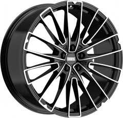 Fondmetal Volcan glossy black machined Alufelge 9.5x23 Zoll ET42.5 LK 5x120 ML72.5