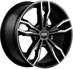 Fondmetal Alke glossy black machined Alufelge 8.5x20 Zoll ET24 LK 5x112 ML66.5