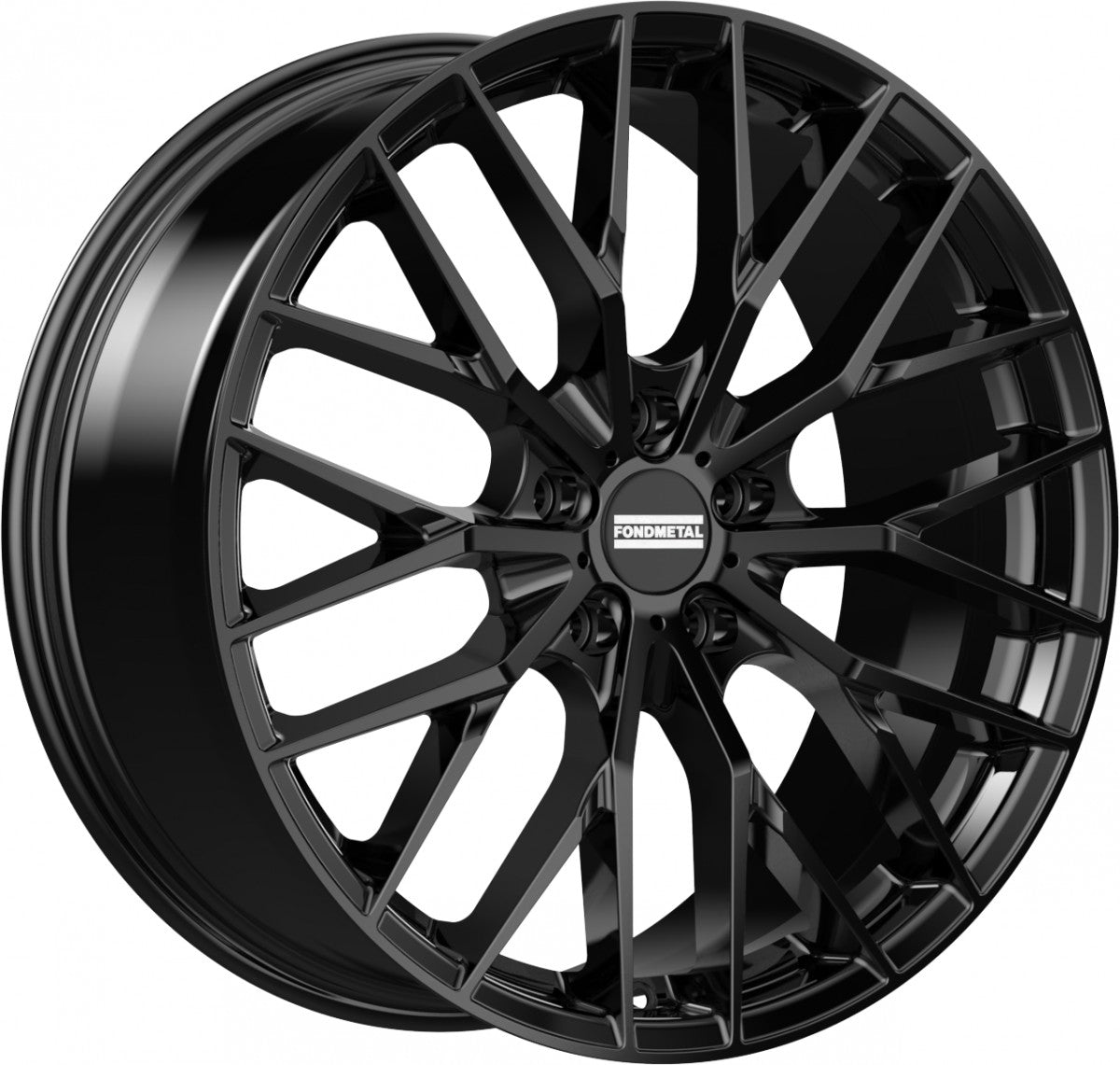 Fondmetal Makhai glossy black Alufelge 9x20 Zoll ET45 LK 5x120 ML65.1