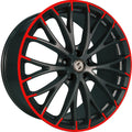 Etabeta Piuma-C black shiny red special edition Alufelge 9x20 Zoll ET48 LK 5x130 ML71.6