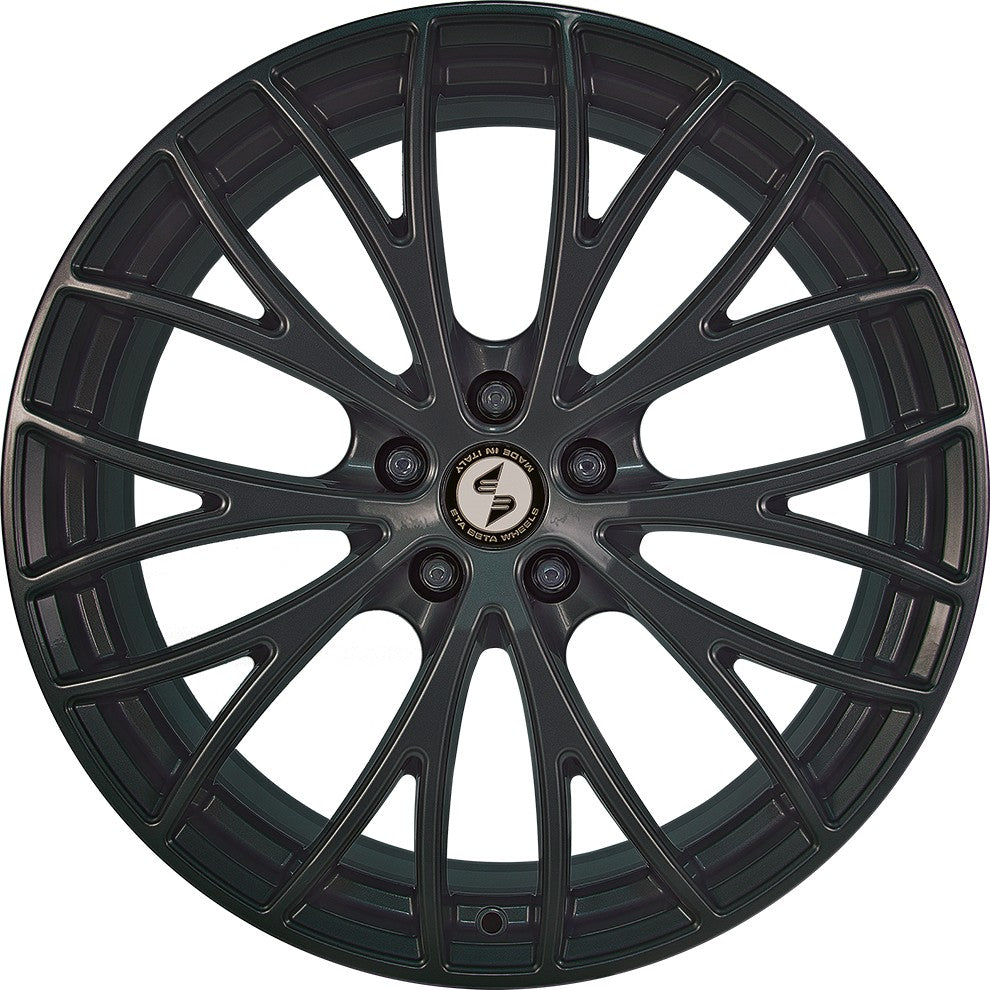 Etabeta Piuma black shiny Alufelge 10.5x20 Zoll ET55 LK 5x130 ML71.6 – Bild 2