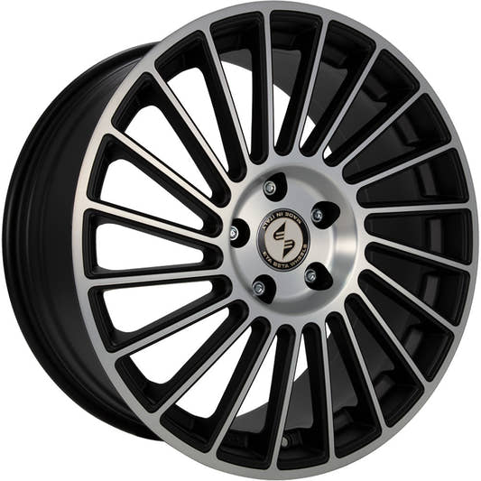 Etabeta Venti-R black matt polish 7.5x18 ET45 - LK5/112 ML73.06