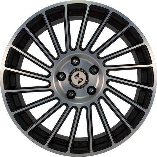 Etabeta Venti-R black matt polish 7.5x18 ET45 - LK5/112 ML73.06 – Bild 2