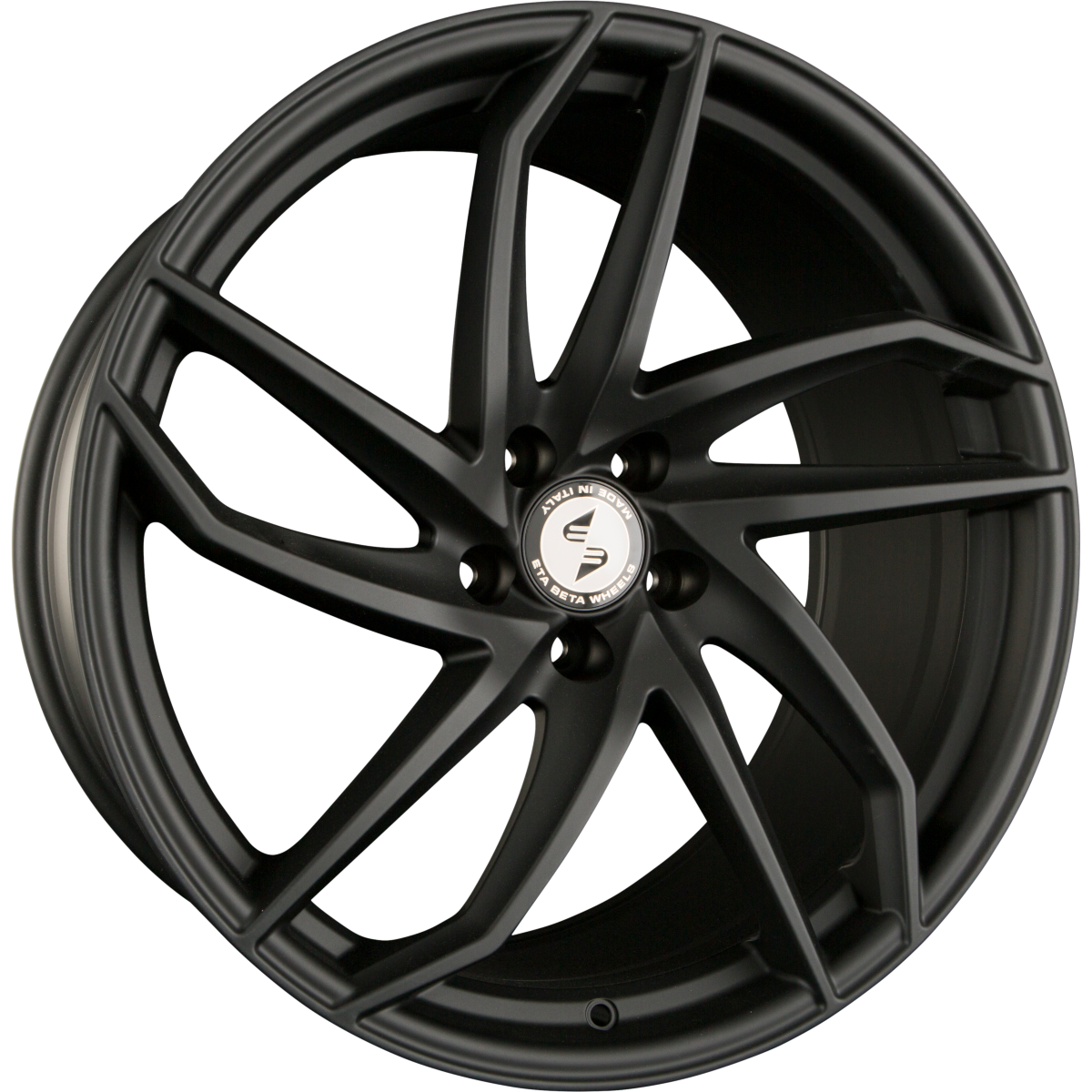 Etabeta Heron Black Matt Alufelge 8.5x20 Zoll ET45 LK 5x112 ML66.6 – Bild 2