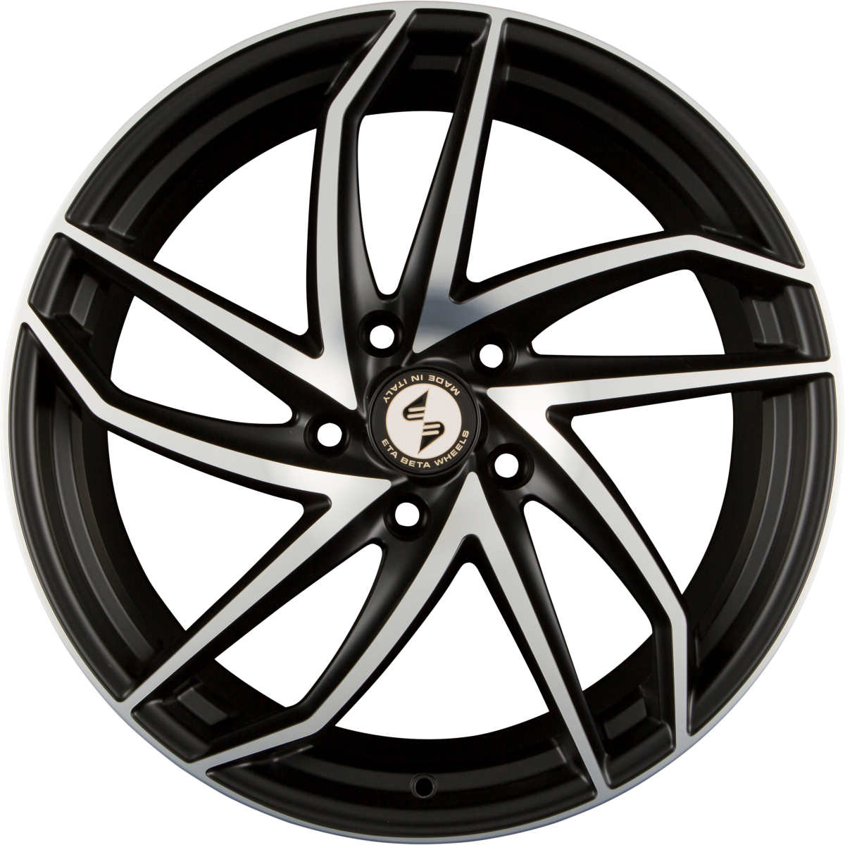 Etabeta Heron Black Matt Full Polish Alufelge 8.5x20 Zoll ET45 LK 5x112 ML66.6