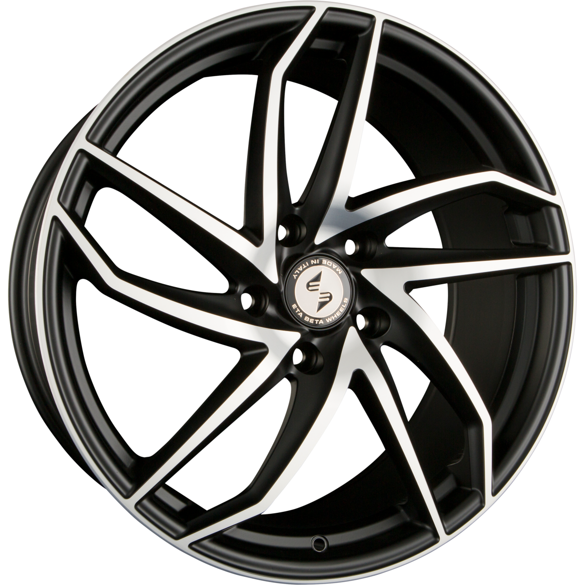 Etabeta Heron Black Matt Full Polish Alufelge 8.5x20 Zoll ET45 LK 5x112 ML66.6 – Bild 2
