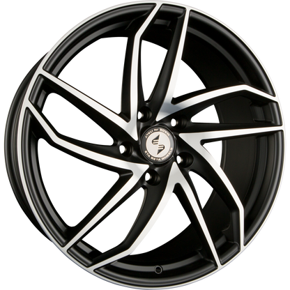 Etabeta Heron Black Matt Full Polish Alufelge 8.5x20 Zoll ET45 LK 5x112 ML66.6 – Bild 2