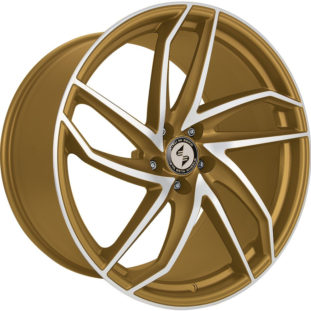 Etabeta Heron gold matt full polished Alufelge 8.5x20 Zoll ET45 LK 5x112 ML66.55