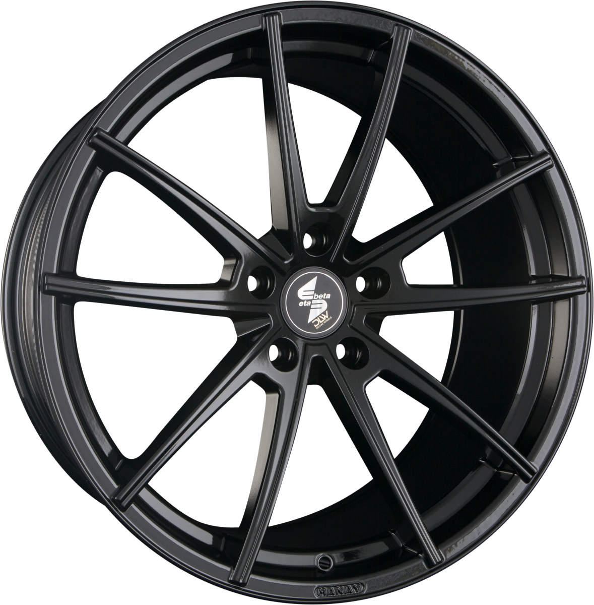 Etabeta Manay-K black shiny Alufelge 8.5x19 Zoll ET25 LK 5x120 ML78.1 – Bild 4