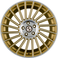 Etabeta Venti-R Gold Matt Full Polish Alufelge 8.5x19 Zoll ET25 LK 5x108 ML78.1