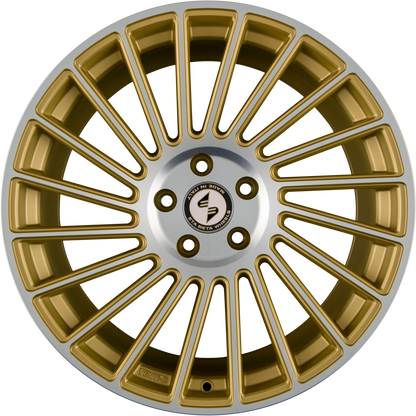 Etabeta Venti-R Gold Matt Full Polish Alufelge 8.5x19 Zoll ET25 LK 5x108 ML78.1