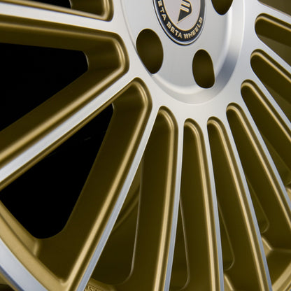 Etabeta Venti-R Gold Matt Full Polish Alufelge 8.5x19 Zoll ET25 LK 5x108 ML78.1 – Bild 4