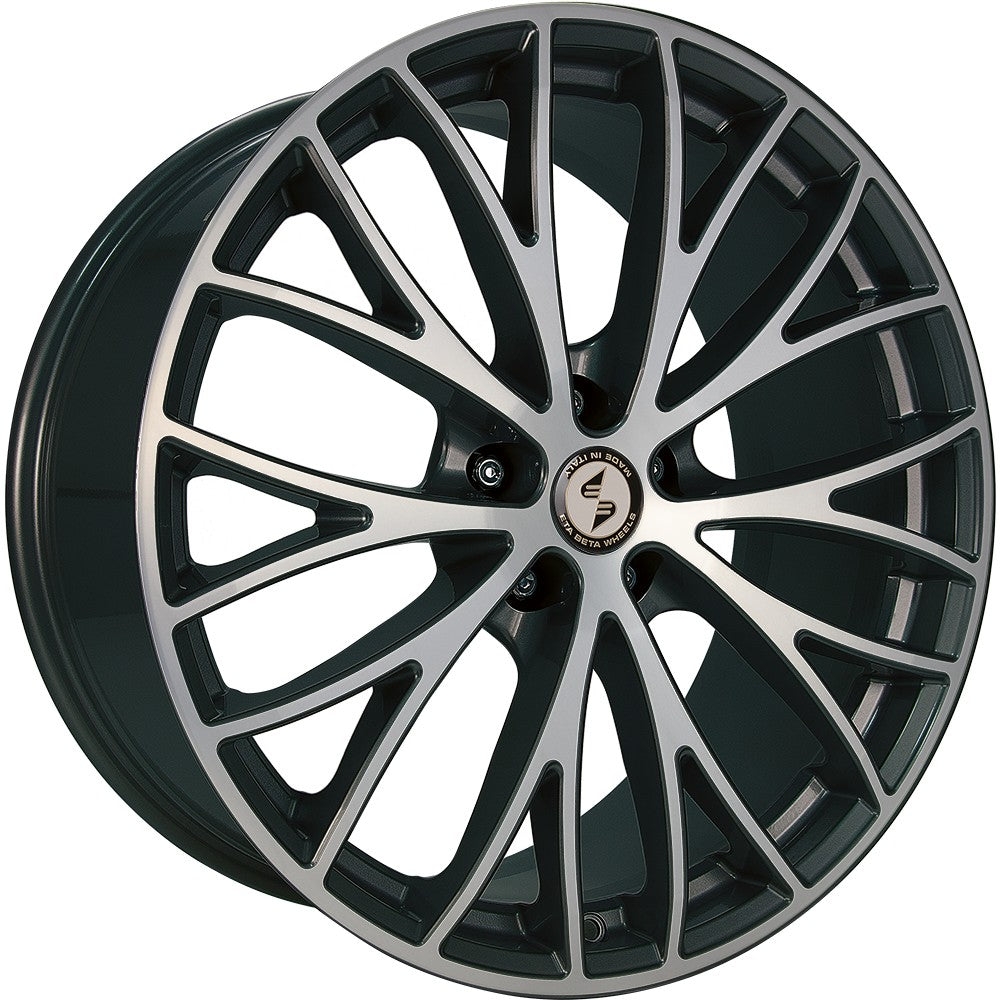 Etabeta Piuma-C black shiny polish Alufelge 8.5x18 Zoll ET45 LK 5x120 ML65.1