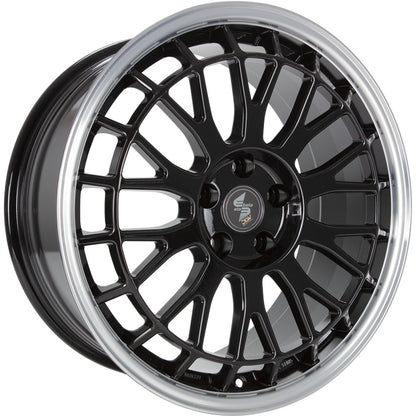 Etabeta Unit black shiny lip polished Alufelge 8.5x19 Zoll ET25 LK 5x112 ML78.1
