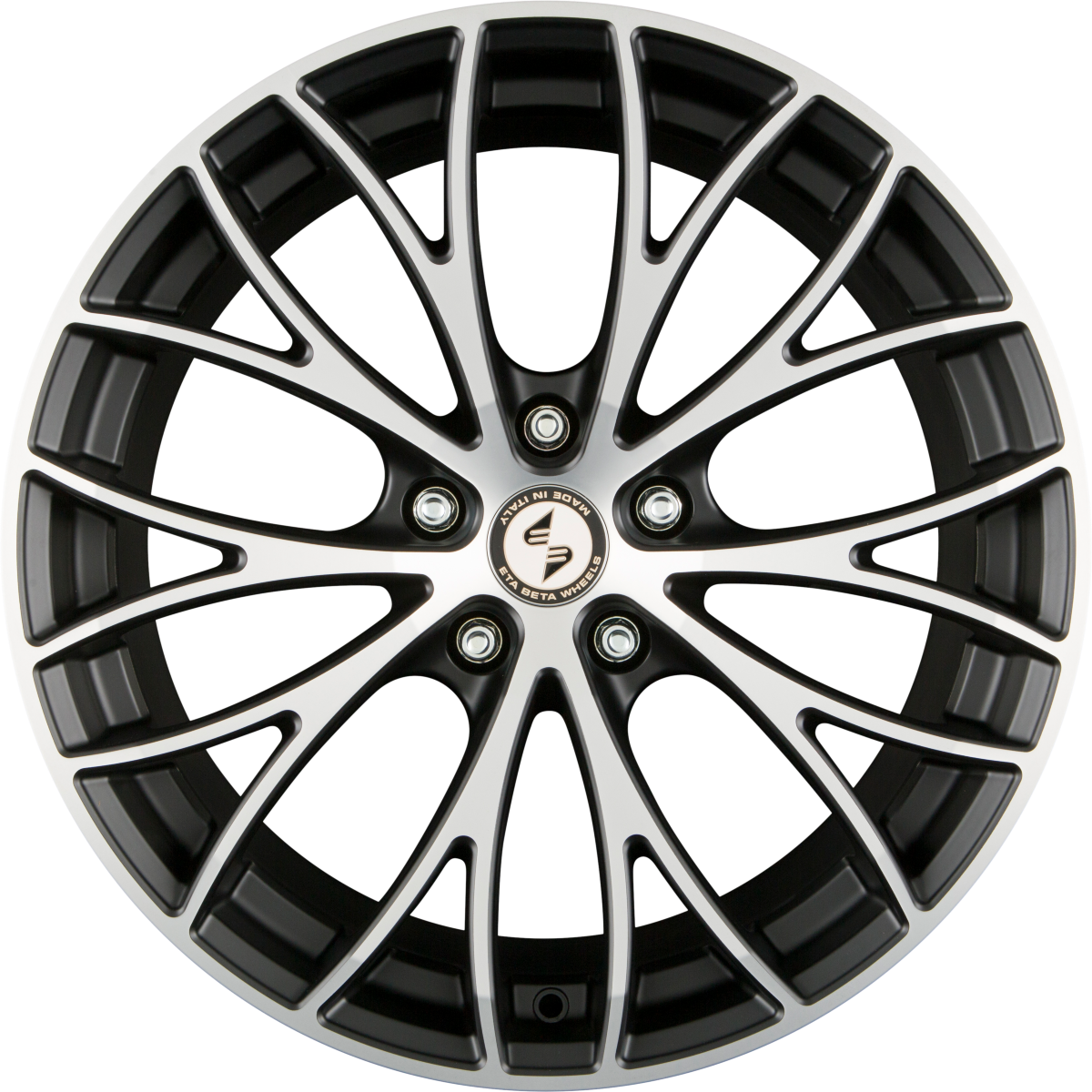 Etabeta Piuma-C black matt full polished *VW Bus* Alufelge 8.5x18 Zoll ET45 LK 5x120 ML65.1 – Bild 4