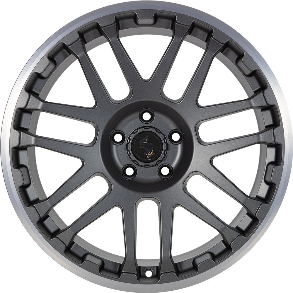 Etabeta Combat anthracite matt polished lip Alufelge 9x20 Zoll ET45 LK 6x120 ML74.6 – Bild 2
