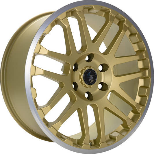 Etabeta Combat gold matt lip polished 9x20 ET45 - LK6/120 ML74.6