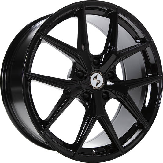 Etabeta Gri-N black shiny 8.5x20 ET28.1 - LK5/112 ML66.55