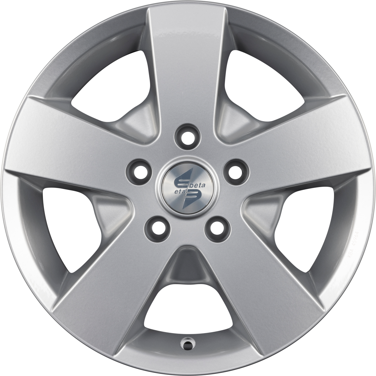 Etabeta Atria silver Alufelge 6.5x16 Zoll ET45 LK 5x120 ML65.1 – Bild 2