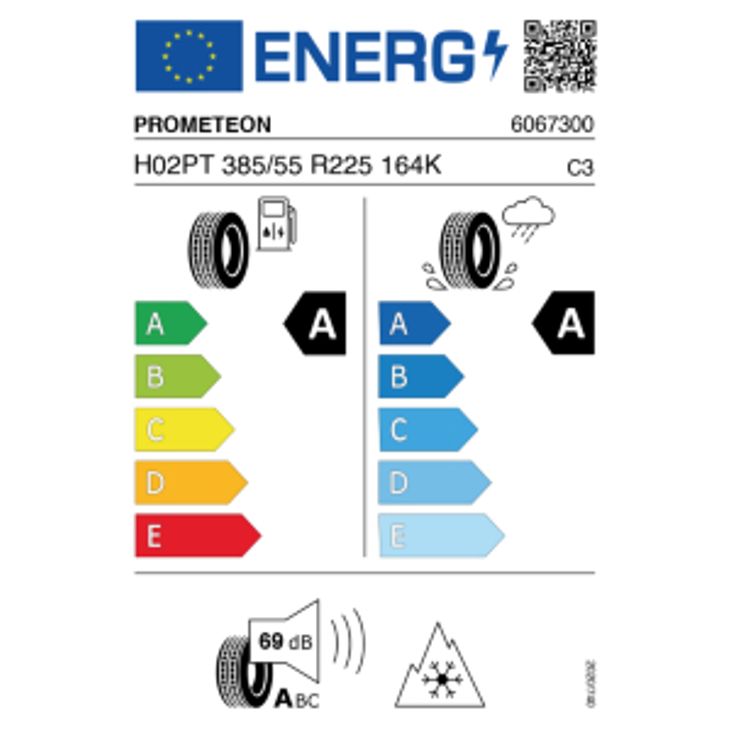 Prometeon H02 Pro Trailer 385/55 R22.5 164K – Bild 2