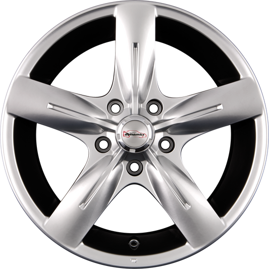 Team Dynamics Rimfire High-Power-Silver Alufelge 8x18 Zoll ET35 LK 5x114.3 ML67.1
