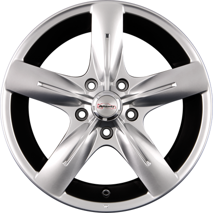 Team Dynamics Rimfire High-Power-Silver Alufelge 8x18 Zoll ET35 LK 5x114.3 ML67.1