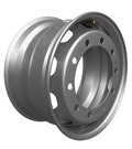 SRW Stahlfelge 11.75x22.5 Zoll 10/335/281 ET135 7221105 M22 26 MZ ALV Silber RAL9006 (per 1 Stück)