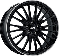 AEZ Berlin black/polished lip - DEMO3 Alufelge 7.5x19 Zoll ET49 LK 5x112 ML66.6