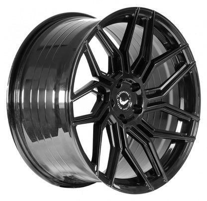 Barracuda Dragoon higloss-black Alufelge 8.5x19 Zoll ET33 LK 5x112 ML73.1 – Bild 3