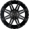 Dirt A.T. D88 Matte Black Milled Rivets (MBMR) Alufelge 8x18 Zoll ET45 LK 6x120 ML74.6