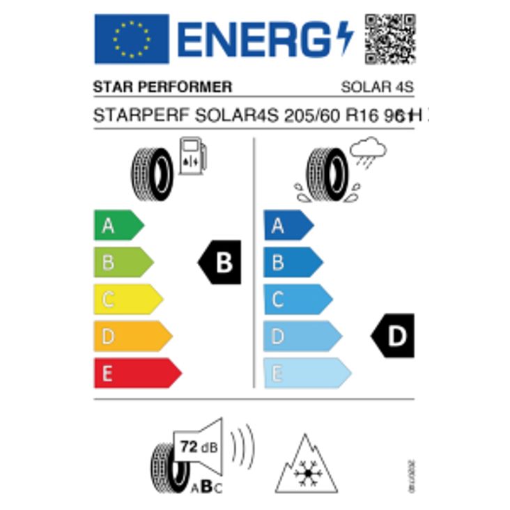 Star Performer Solar 4S 205/60 R16 96H Ganzjahr – Bild 2
