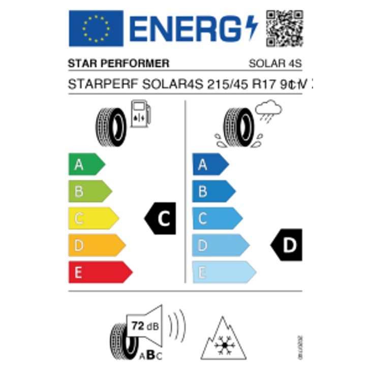 Star Performer Solar 4S 215/45 R17 91V Ganzjahr – Bild 2