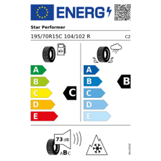 Star Performer Solar Van 4S 3PMSF 195/70R15C 104/102R Ganzjahr – Bild 2