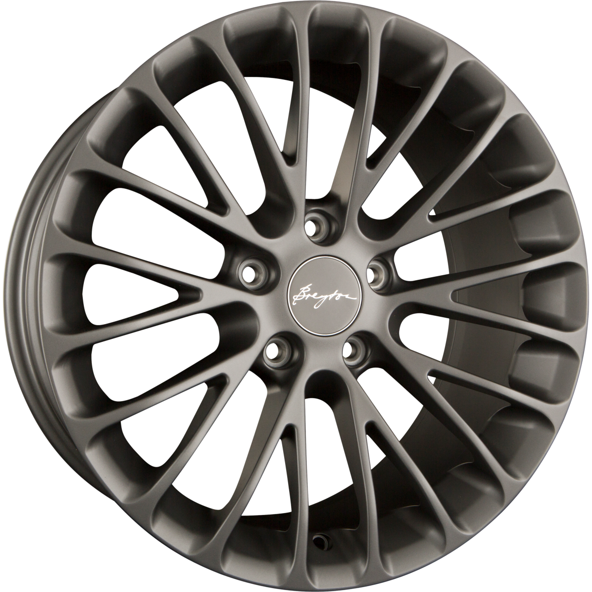 Breyton Race LS Matt Gun (MG) Alufelge 9x21 Zoll ET35 LK 5x120 ML74.1 – Bild 2