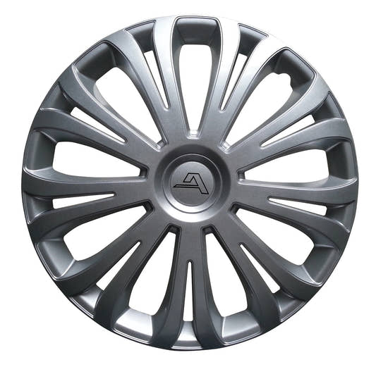 Alcar 4x Radzierblenden Riva silber 14 Zoll