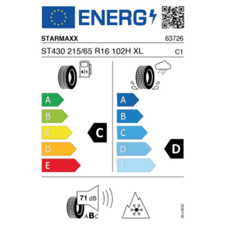 Starmaxx ST430 Incurro A/S (3PMSF) 215/65 R16 102H Ganzjahr – Bild 2