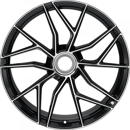 Proline Techart Formula VII Race black polished Alufelge 12x21 Zoll ET42 LK 1x1 ML84 – Bild 2