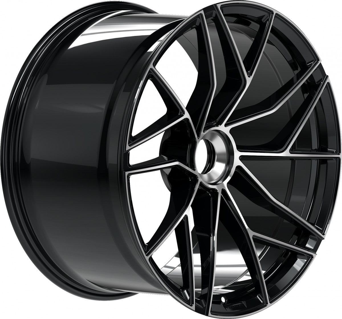 Proline Techart Formula VII Race black polished Alufelge 12x21 Zoll ET42 LK 1x1 ML84 – Bild 4
