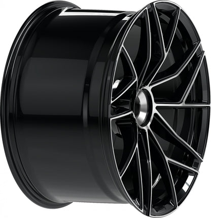 Proline Techart Formula VII Race black polished Alufelge 12x21 Zoll ET42 LK 1x1 ML84 – Bild 5