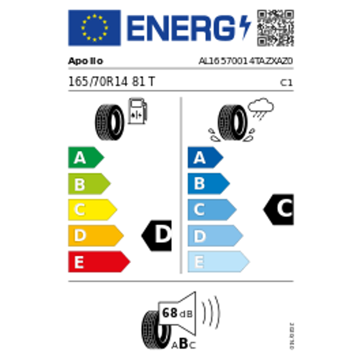 Apollo Amazer XP 165/70 R14 81T Sommer – Bild 2