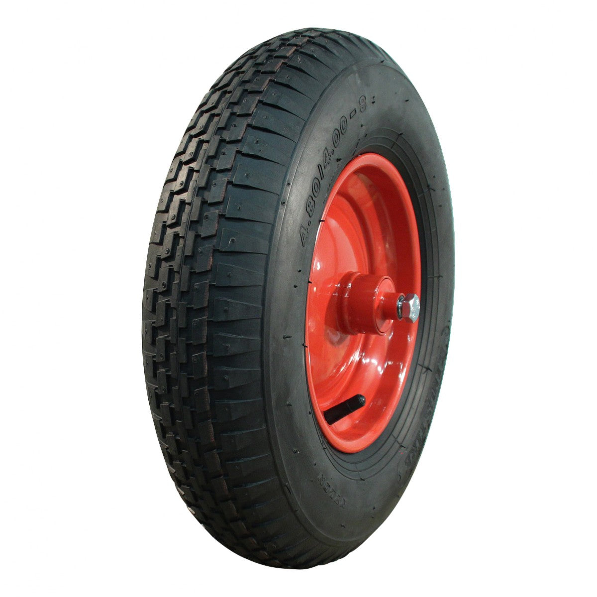 Kings Tire Komplettrad 4.80/4.00-8 V-6635 4PR auf Felge 2.50x8 ET0 NL96 Stahl Rot