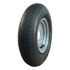 Kings Tire Komplettrad 4.80/4.00-8 V-6635 4PR auf Felge 2.50x8 4/100/60 ET0 Stahl Grau