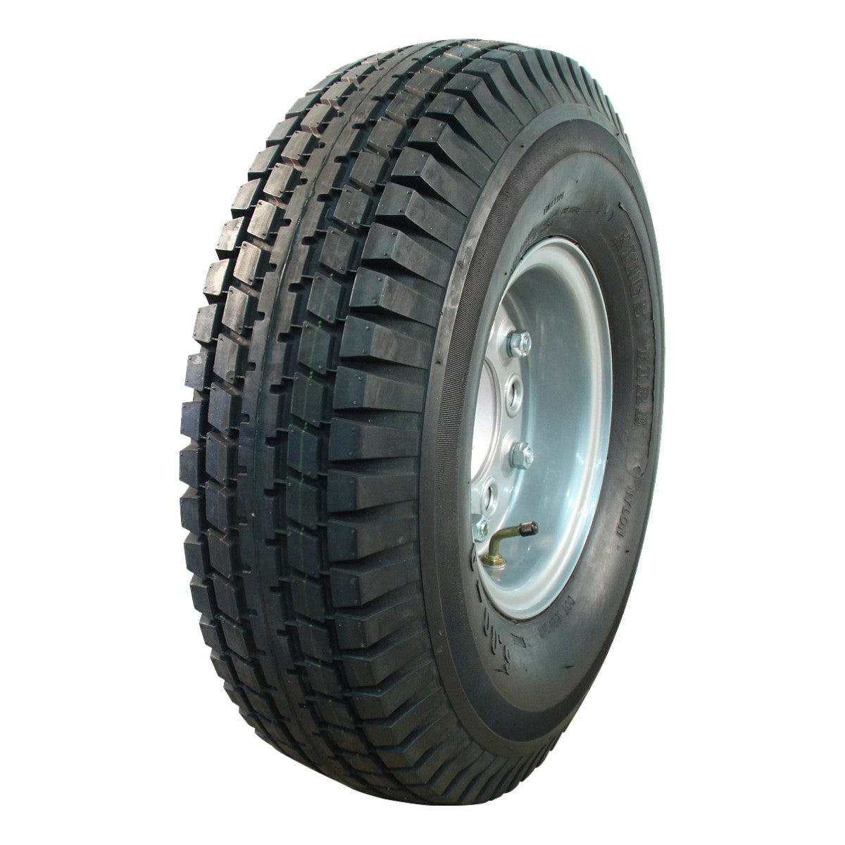 Kings Tire Komplettrad 6.00-9 V-6509 6PR auf Felge 4.00-9 5/140/94 ET0 Stahl Grau