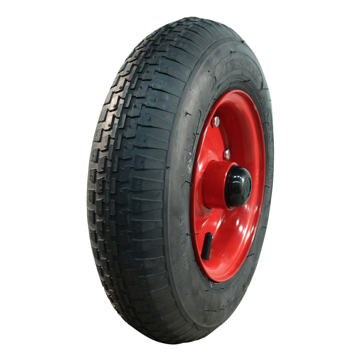 Kings Tire Komplettrad 4.80/4.00-8 V-6635 4PR auf Felge 3.00-8 ET0 NL88 Stahl Rot